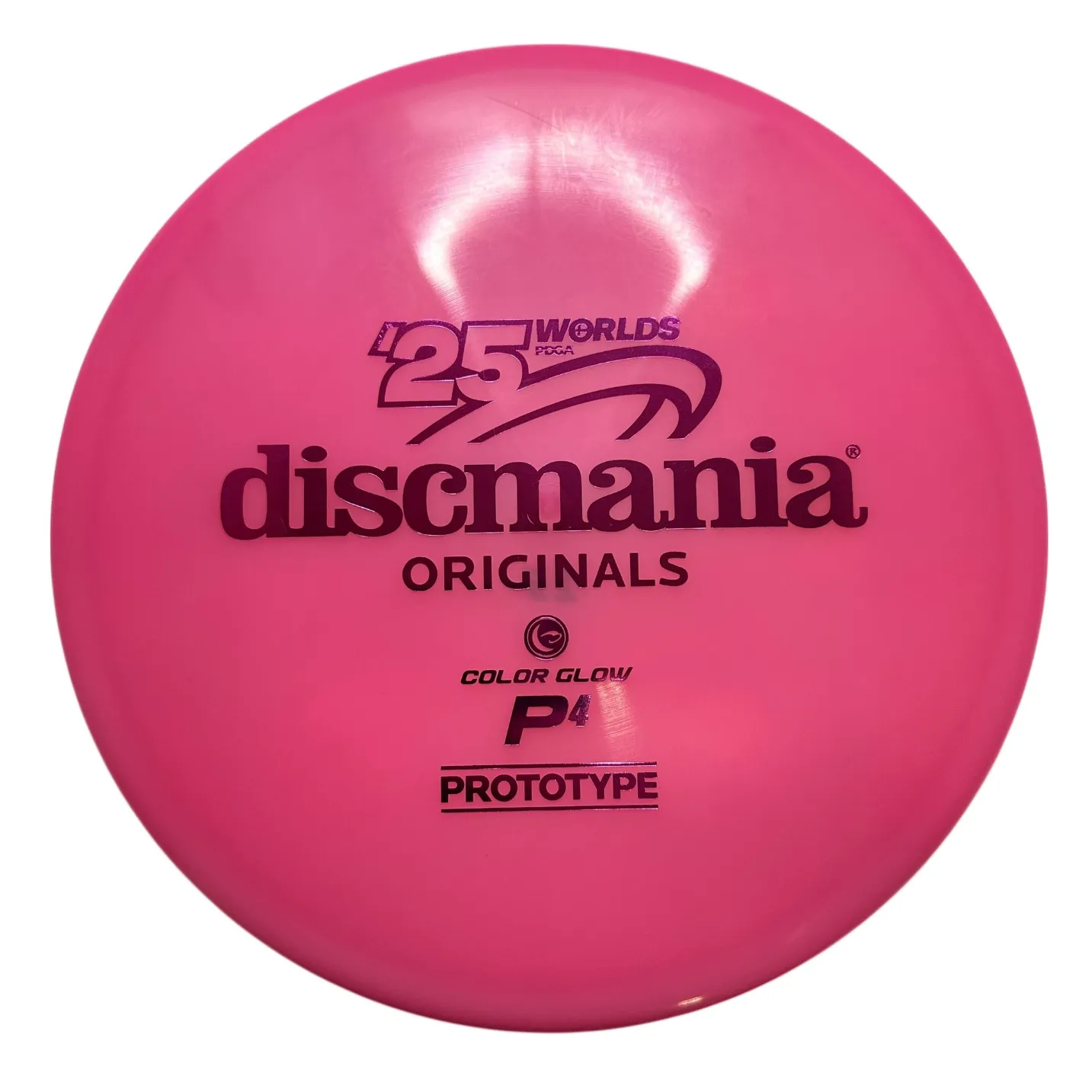 discmania color glow p4 (5) Discmania Color Glow P4 Prototype - Worlds 2025 - Image 1