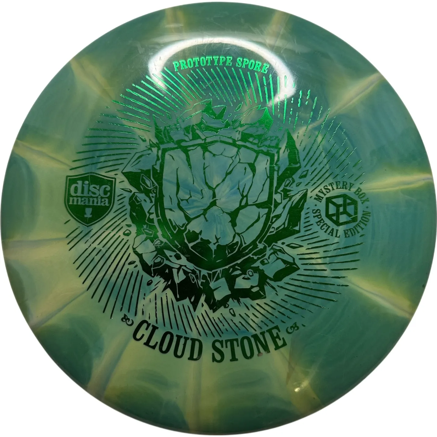 discmania spore cloud stone (1) Discmania Lux Vapor Prototype Spore - Cloud Stone - Image 1